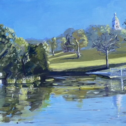 Painting of Queens Park, Brighton