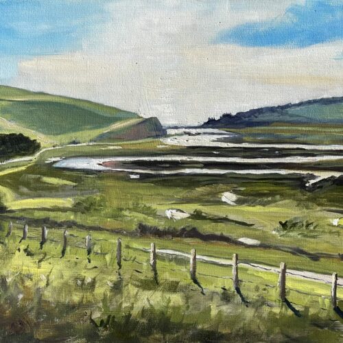 Painting of Cuckmere Haven