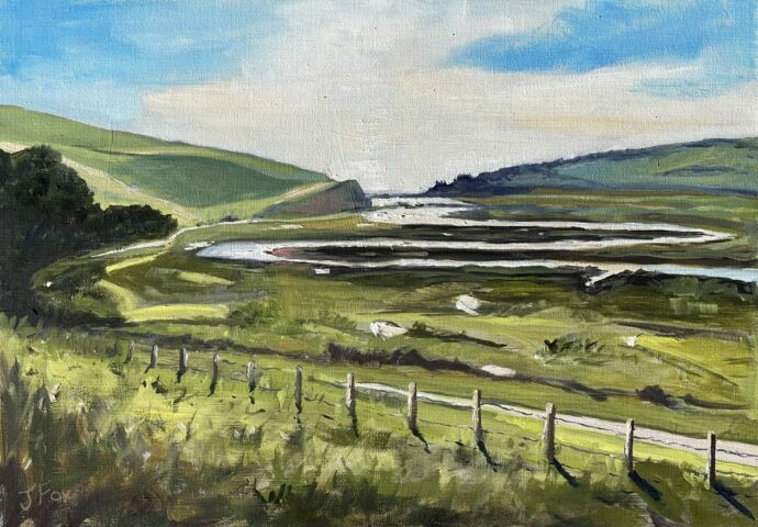 Painting of Cuckmere Haven
