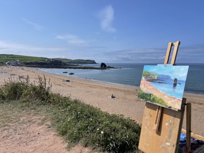 "Towards Thurlestone Rock" - Image 2