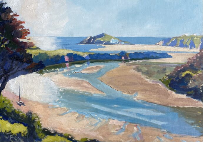 “Avon Estuary towards Burgh Island” SOLD
