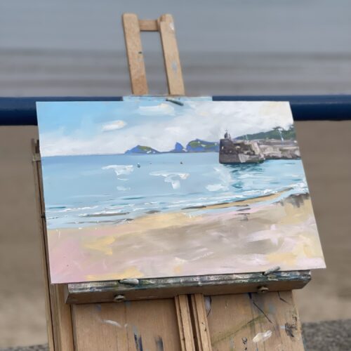 “Saundersfoot Beach”